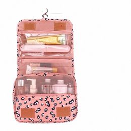 travel Hook Cosmetic Bag Women Makeup Bag Waterproof Toiletries Beauty Pouch Unisex Bathroom Neceser Make Up Storage Organiser P3P1#