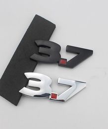 CarStyling Metal 103cm 37 Car displacement Emblem Rear Trunk Badge Tail Logos Car039s body Sticker Auto Accessories3389188