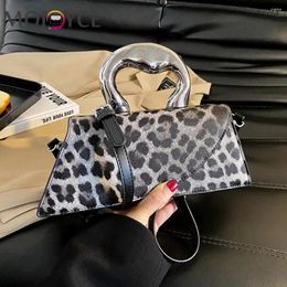 Shoulder Bags Women Leopard Print Tote Bag Fashion PU Satchel Hobo Versatile Leather Crossbody Sling Daily Dating