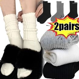 Sports Socks Lolita Women Long Wool Knitted Foot Cover Arm Warmer Y2K Autumn Winter Crochet Heap Boot Cuffs Stockings