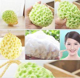 Whole Top Selling Bath Ball Sponge Mesh Exfoliating Body For Bathroom Cleaning Scrub Exfoliate Scrubber Skin Care Bath Flower5577456