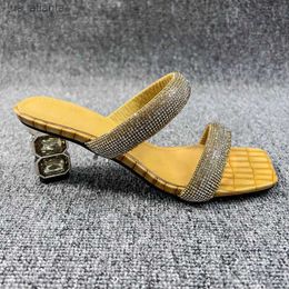 Terlik şeffaf yüksek topuklu kadın sandalet zarif moda tasarım akşam parti ayakkabıları için 2024 yaz açık ayak parmağı sanalias h240416 n1hj