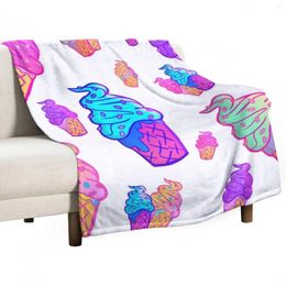 Blankets Ice Cream Cone Throw Blanket Soft Sofa Bed Luxury Designer