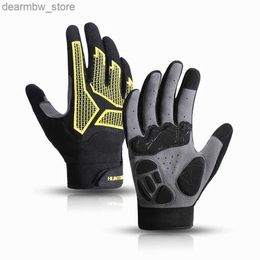 Cycling Gloves Outdoor Sports Cycling Men and Women Spring and Summer Sun Protection Anti-Slip Shock-Absorbing Wear-Resistant Touch Screen Bicy L48