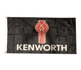 Kenworth Trucks Trucking Flag 150x90cm 3x5ft Printing Polyester Club Team Sports Indoor With 2 Brass Grommets3135554