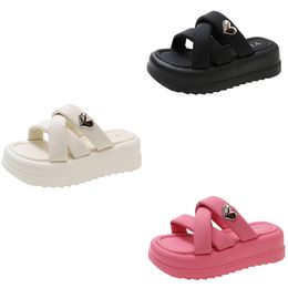 Designer Scuffs slippers slides women sandals Beige Silver Black womens fashion love scuffs size 35-40 GAI