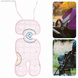 Stroller Parts Accessories Baby stroller cushion ice silk refrigerated summer latex seat cooling sleep cushion baby stroller Q240416