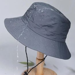 Waterproof Fisherman Hat Women Summer Sun Anti-UV Protection Hats Outdoor Camping Hiking Mountaineering Fishing Caps Men 240416