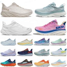 designer shoes casual shoes Clifton Classic Running Shoes top womens mens Bondi Athletic Hokah hokahs Absorbing Road Fashion Mens Top Women shoes Sneakers Size 36-47