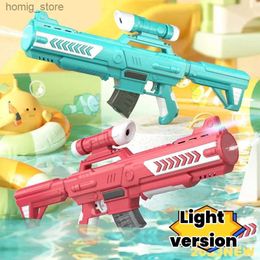 Sand Play Water Fun 2024 M416 Helt elektrisk vattenpistolleksak Swimming Pool Game Water Toy Outdoor Water Toy Summer Toy Y240416