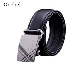 Goebel Man PU Leather Belts Fashion Alloy Automatic Buckle Business Male Belts Solid Colour Practical Men Black Belts63760389192772