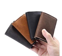 Men Fashion Business Travel Casekey Desinger Leather Slim Rfid Holder Wallets5097430
