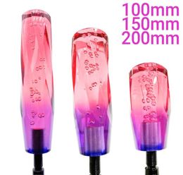 Universal Crystal Bubble JDM Car Gear Shift Knob Mixed Colour Red Purple 1 order7108603