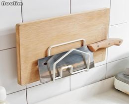 LIM Wallmounted MultiGrid Iron Cutting Board Rack Kitchen Lid Pot Drainer Knife Stand Shelves Organiser Y2004299922127