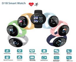 D18 Smart Watch Men Blood Pressure Waterproof Smartwatch Women Heart Rate Monitor Fitness Tracker Watch Sport For Android IOS2897269