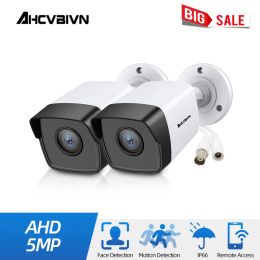 System Cctv Analog Camera with Motion Sensor Outside Waterproof 1080p 2mp Ahd Dvr Security Camera Surveillance System Xmeye Bnc