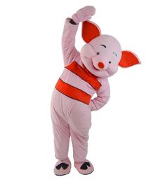2024 High Quality Pig Mascot Costume Birthday Party Halloween Outdoor Outfit Suit Mascot for Adult Fun Outfit Suit