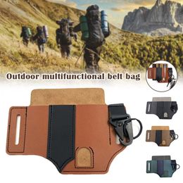 Day Packs Multitool PU Leather Sheath Pocket Organiser Storage Belt Waist Bag For Camping YS-BUY
