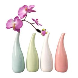 Nordic ceramic vases model room home decor vase Creative simplicity decoration jardiniere Minimalism Simple flowerpot manual9293594