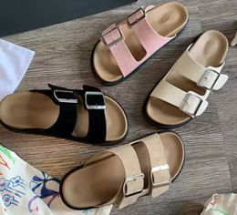 New Lock Buckle Boken Women's Sandals Fashionable and Comfortable Thick Sole Women's Sandals and Slippers Beautiful Gift