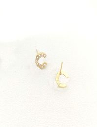 2022 Top quality Charm stud earring with nature shell beads in 18k gold plated for women wedding jewelry gift have box stamp PS4305652812