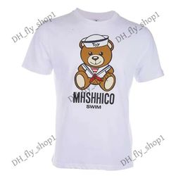 Designer T Shirt Moschin Tshirt Bear Tshirts Women's Tee Italy Trend Brand Summer Cotton T Shirt Moschimo Moschinno Shirt Summer Couples Tops Moscino Women Shirt 29