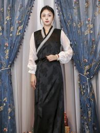 Ethnic Clothing Summer Chinese Style Ancient Tibetan Skirt Dress