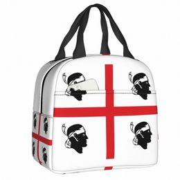 flag Of Sardinia Lunch Bag Men Women Thermal Cooler Insulated Italy Sardegna Moors Lunch Box for School Food Picnic Tote Bags H6Z8#