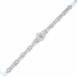 1pcsier Rhinestes Bridal belt diamd wedding dr belts crystal satin wedding s for wedding bridesmaid dr WDD1141 828q#