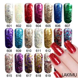 Professional UV Gel Varnish Diamond Glitter Gel Nail Polish Soak Off Manicure Nail Art Permanent Enamel Kit Gel Lacquer9586286