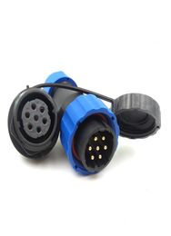 SD20 7pin Waterproof Power Cable Connector 25A 250V High Voltage Electronic Aviation Connectors IP68 Outdoor LED Connector Plug 3767159