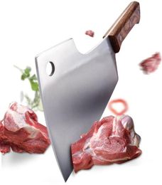 Stainless Steel Professional Chef Knife Kitchen Knives Butcher Meat Cleaver Knife Cooking Cutter Chopping Knife2601043