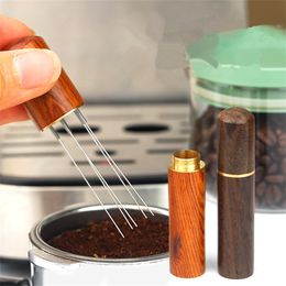 Coffee Tamper Needles Tools Espresso Powder Stirrer Distributor Leveller WDT Cafe Stirring Barista Accessories 5 Needles 6 Needles Stirrer