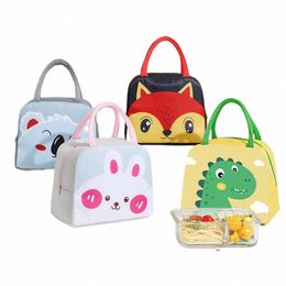 portable Insulated Thermal Picnic Food Lunch Bag Box Carto Animal Fresh Cooler Bags Pouch For Women Girl Kids Children Gift H5oa#