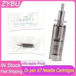 A7 12Pins Needle Cartridges Dermapen Rolling Microneedling Tips Dr.pen Ultima 24 36 42pin Nano Round Bayonet Dr Derma Pen Replacement MTS Parts Micro Needling Stamp