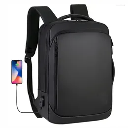 Backpack AIWITHPM 15.6 Inch Laptop Mens Travel Bagpack Business Notebook Mochila Waterproof Back Pack USB Charging Bag