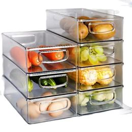 Kitchen Storage Bins Thicker Fridge Freezer Vegetable Fruit Meat Fresh Box Organizer Refrigerator Food Containers Racks & Holders