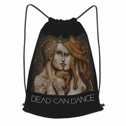 dead Can Dance Drawstring Backpack School New Style Gym Tote Bag Riding Backpack Sports Bag g8Uw#