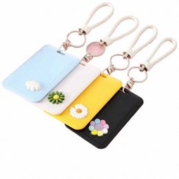 fr Credit Bank Card Holder Students Bus Card Case Hand Rope Visit Door Identity Badge Cards Cover For Women Men Pendants b3ts#