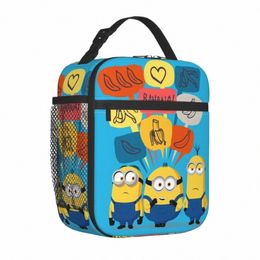 minis Insulated Lunch Bag Cooler Bag Lunch Ctainer Dave Otto Kevin Large Lunch Box Tote Food Bag Work Outdoor i3mR#