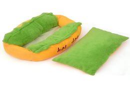 Funny Dog Bed Pet Lounger Doggie Bed Kennel Cat Puppy Warm Soft House Warm Sofa Mat Basket Blanket dog Beds Sleeping Bag1691620