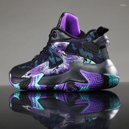 Basketball Shoes Unisex Rubber Camouflage Breathable And Comfortable Sports Training