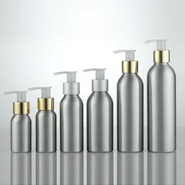 Storage Bottles Sell Empty Large 250ml Lotion Pump Bottle Aluminium For Cosmetic Lotion/Shampoo Container