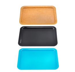 Rolling Tray Plastic Tobacco Small Size 1812mm Size Scroll Roll Cigarette Tray Holder Dry Herb Tobacco Grinder Smoking 3 Colors8265869