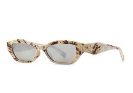 Sunglasses 2022 Fashion European American Brand Runway Show Small Frame Cat Eye Women Tide Sun Glasses Across The Border2554831