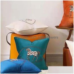 Ev Dekoru Düz Renk Atma Yastıkları Luxurys Tasarımcı Yastıklar Bel Koruma Kanepe Yastık