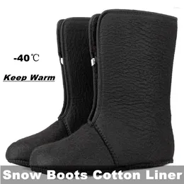 Fitness Shoes Fishing Snow Boots Fleece Liner Socks Winter Thick Warm Plus Velvet Cotton Outdoor Accessories