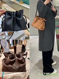 10A Retro Loeweelry bags women high quality real leather Drawstring Lucky Bag Flamenco Cloud Bag Mini Women Top Brand Shoulder Totes