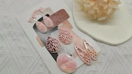 Loose Gemstones Wholesaler Pink Mabe Pearl Sea Shell Pendant For Diy Making