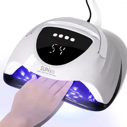 Nail Dryers 208W UV LED Lamp Nails Dryer Polish Light Portable Handle Professional Curing For Gel Machine